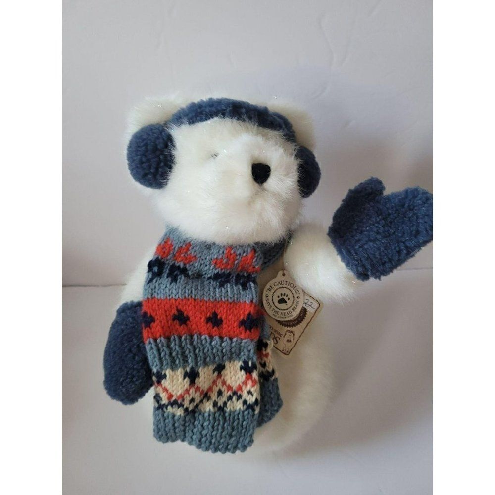 Boyds Bear Collectible Snowman Plush Stuffed Animal Christmas Decor